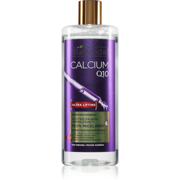  Bielenda Calcium + Q10 Concentrated Cleansing And Moisturizing Micellar Fluid Cleansing Micellar Emulsion With Anti-ageing Effect 500 Ml 