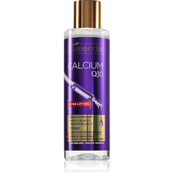  Bielenda Calcium + Q10 Concentrated Moisturizing And Regenerating Anti-wrinkle Tonic Moisturising Toner With Anti-wrinkle Effect 200 Ml 