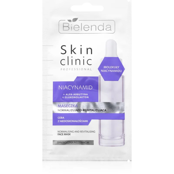 Bielenda Skin Clinic Professional Niacinamide Revitalising Overnight Mask For Skin Renewal For Problem Skin, Acne 8 G 
