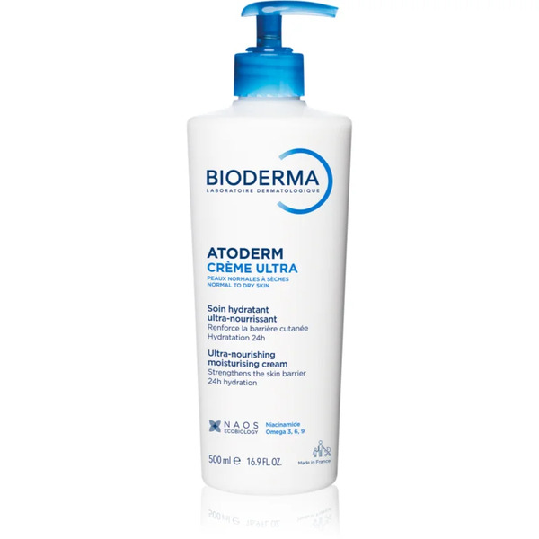 Bioderma Atoderm Créme Ultra Nourishing Body Cream For Normal To Dry Sensitive Skin Fragrance-free 500 Ml 