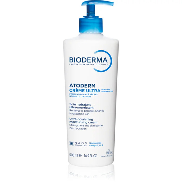  Bioderma Atoderm Créme Ultra Nourishing Body Cream For Normal To Dry Sensitive Skin With Fragrance 500 Ml 