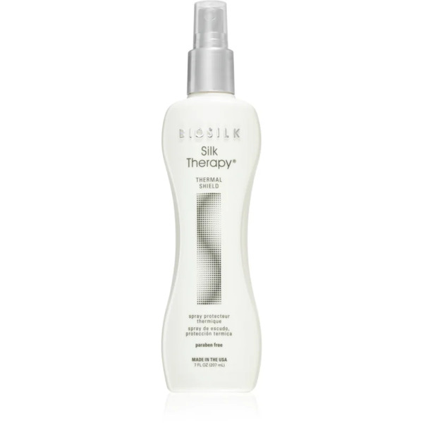  Biosilk Silk Therapy Thermal Shield Heat Protection Spray For Use With Flat Irons And Curling Irons Paraben-free 207 Ml 