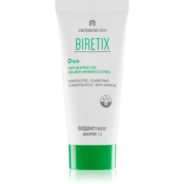  Biretix Treat Duo Anti-blemish Gel Corrective Renewal Anti-relapse Treatment For Skin Imperfections And Acne Scarring 30 Ml 