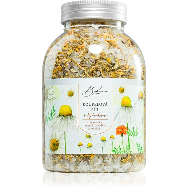  Bohemia Gifts & Cosmetics Bohemia Natur Bath Salt With Three Kinds Of Herbs Chamomile, Calendula, Thyme 1200 G 