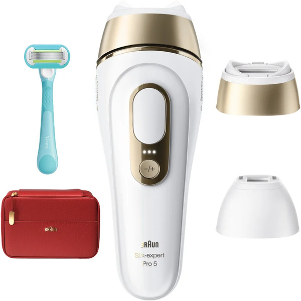  Braun Ipl Silk·expert Pro 5 Pl5221 Smart Ipl Device For Hair Removal For The Body, Face, Bikini Area And Underarms 1 Pc 