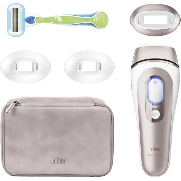  Braun Smart Skin Expert Pl7257 Smart Ipl Device For Hair Removal For The Body, Face, Bikini Area And Underarms 1 Pc 