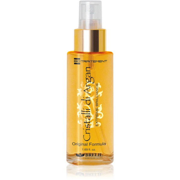  Brelil Professional Cristalli Di Argan Extreme Brilliance Brightening Liquid Crystals For Dry Hair 50 Ml 