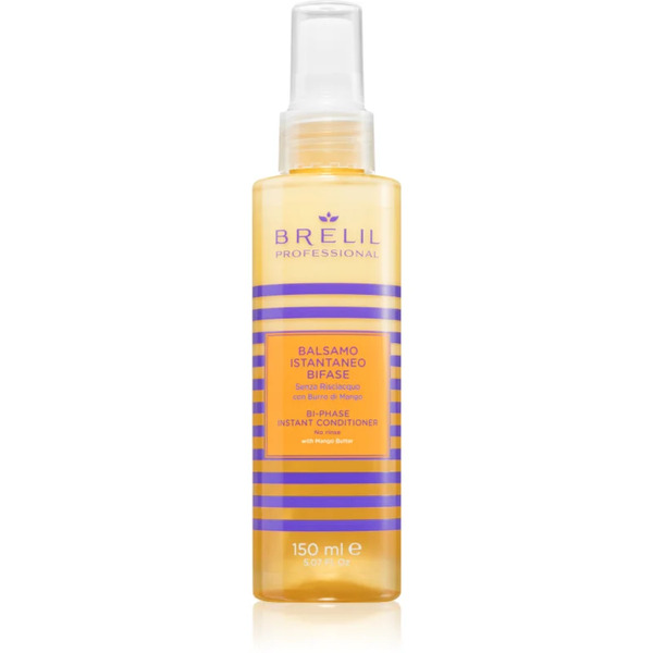  Brelil Professional Solaire Bi-phase Instant Conditioner Leave-in Spray Conditioner For Hair Damaged By Chlorine, Sun & Salt 150 Ml 