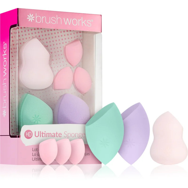  Brushworks Assorted Complexion Makeup Sponge 
