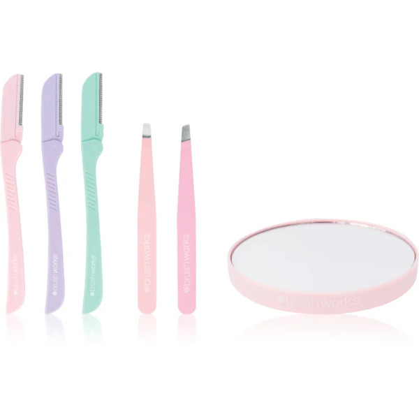  Brushworks Brow Shaping Set Perfect Eyebrows Kit 