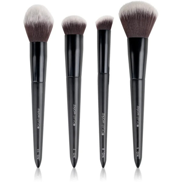  Brushworks Buff And Blend Face Set Brush Set 