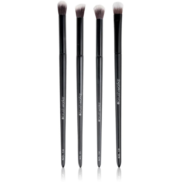  Brushworks Eye Blending Set Eye Makeup Brush Set 
