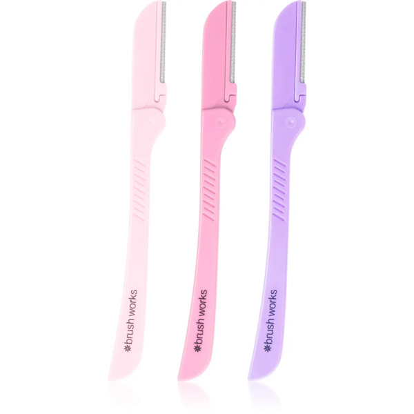  Brushworks Precision Eyebrow Razors Mixed Razor For Eyebrows 