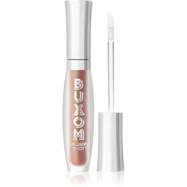  Buxom Plump Shot™ Collagen Peptides Advanced Plumping Multichrome Lip Serum Shimmering Lip Gloss With Magnifying Effect Shade Celestial Nude 4 Ml 