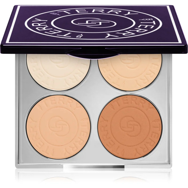  By Terry Hyaluronic Hydra-powder Palette Face Palette With Hyaluronic Acid Shade Medium To Warm 10 G 