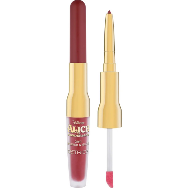  Catrice Disney Alice In Wonderland Lipstick And Contouring Lip Liner 2-in-1 Shade C02 Always Curious 1.77 G 