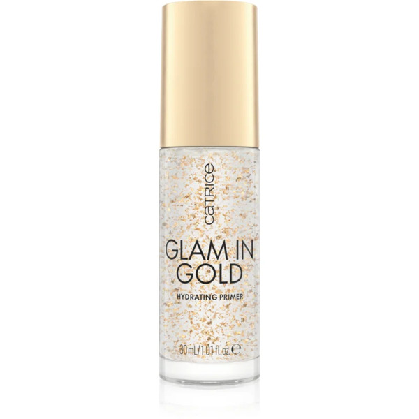  Catrice Glam In Gold Hydrating Primer Moisturising Makeup Primer With 24 Carat Gold Shade 010 Oh My Goldness 30 Ml 