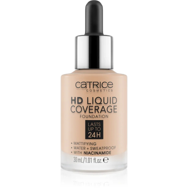  Catrice Hd Liquid Coverage Foundation Shade 030 Sand Beige 30 Ml 