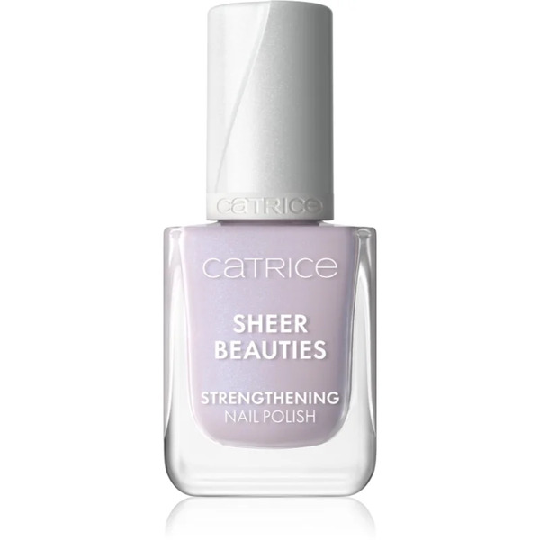  Catrice Sheer Beauties Strengthening Nail Polish Strengthening Nail Polish Shade 080 Lavender Whispers 10.5 Ml 