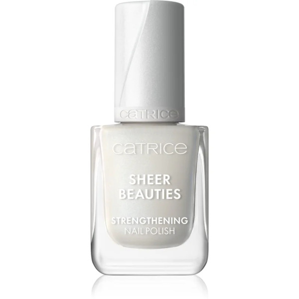  Catrice Sheer Beauties Strengthening Nail Polish Strengthening Nail Polish Shade 010 Milky Not Guilty 10.5 Ml 