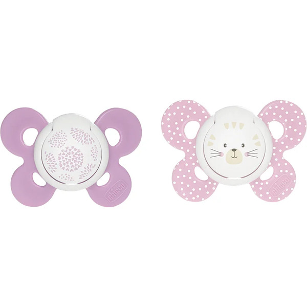  Chicco Physio Comfort 6-16m Dummy Girl - Dots/cat 2 Pc 