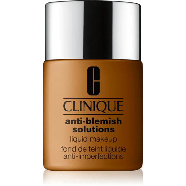  Clinique Anti-blemish Solutions™ Liquid Makeup High Cover Foundation For Oily Acne-prone Skin Shade Wn 118 Amber 30 Ml 