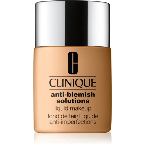  Clinique Anti-blemish Solutions™ Liquid Makeup High Cover Foundation For Oily Acne-prone Skin Shade Wn 46 Golden Neutral 30 Ml 