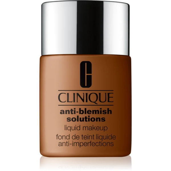  Clinique Anti-blemish Solutions™ Liquid Makeup High Cover Foundation For Oily Acne-prone Skin Shade Wn 122 Clove 30 Ml 
