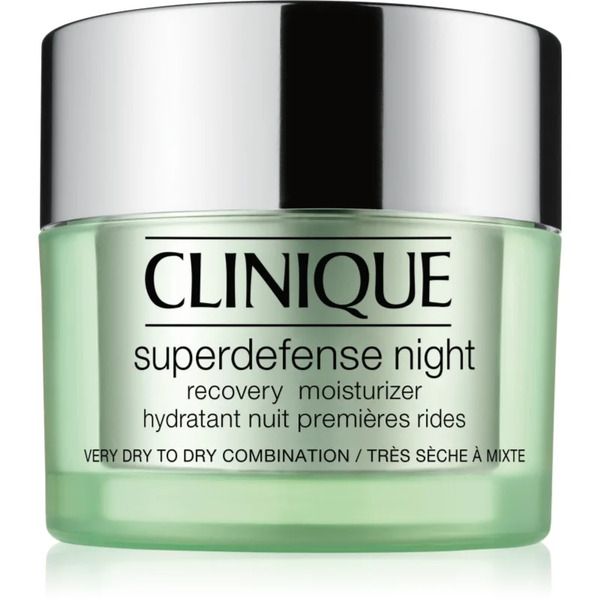  Clinique Superdefense™ Night Recovery Moisturizer Moisturising Night Cream To Treat The First Signs Of Skin Ageing 50 Ml 