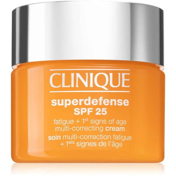  Clinique Superdefense™ Spf 25 Fatigue + 1st Signs Of Age Multi-correcting Cream Moisturiser For The First Signs Of Ageing For Oily And Combination Ski 