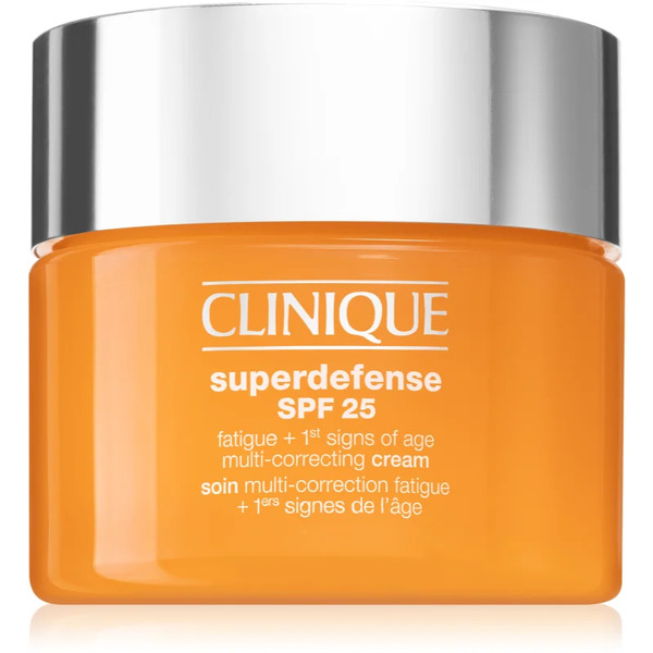  Clinique Superdefense™ Spf 25 Fatigue + 1st Signs Of Age Multi-correcting Cream Moisturiser For The First Signs Of Ageing For Oily And Combination Ski 