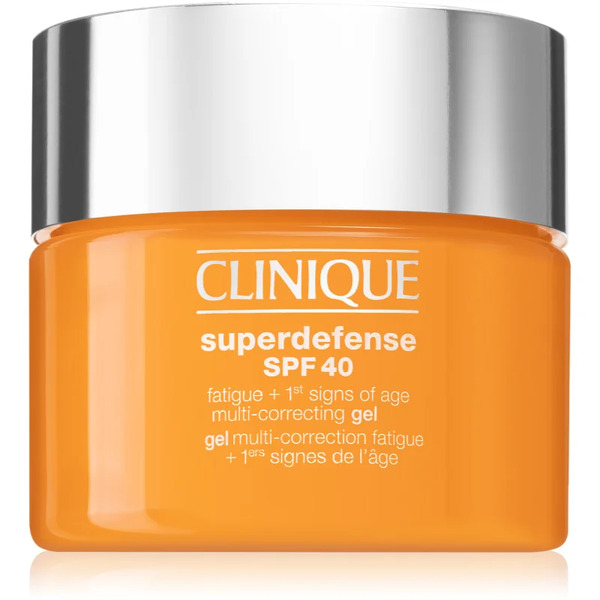  Clinique Superdefense™ Spf 40 Fatigue + 1st Signs Of Age Multi Correcting Gel Moisturising Gel To Treat The First Signs Of Skin Ageing Spf 40 30 Ml 