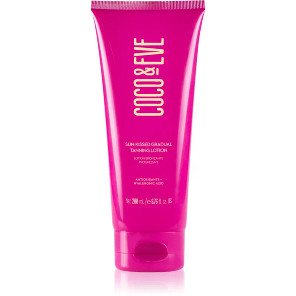  Coco & Eve Sunny Honey Sun-kissed Gradual Tanning Lotion Gradual Self-tanning Lotion With Aroma Coco-mango 200 Ml 