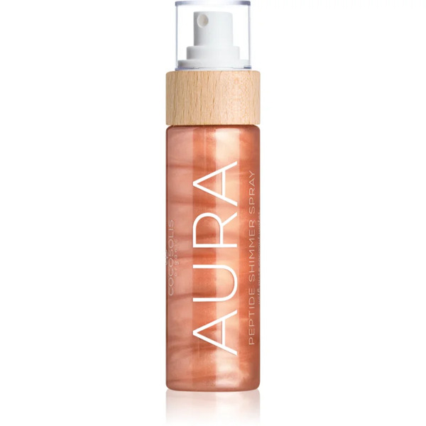 Cocosolis Aura Peptide Shimmer Spray Moisturising Spray With Brightening Effect With Aroma Raspberry 100 Ml 