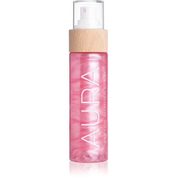  Cocosolis Aura Peptide Shimmer Spray Moisturising Spray With Brightening Effect With Aroma Strawberry Cheesecake 100 Ml 
