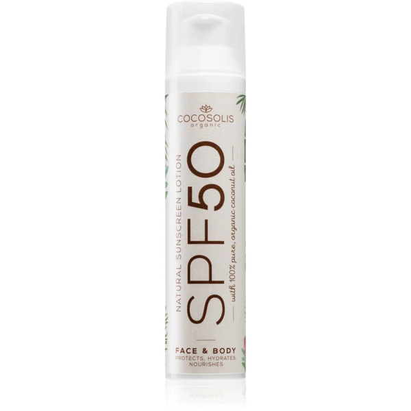  Cocosolis Natural Sunscreen Lotion Protective Sunscreen Spf 50 100 Ml 