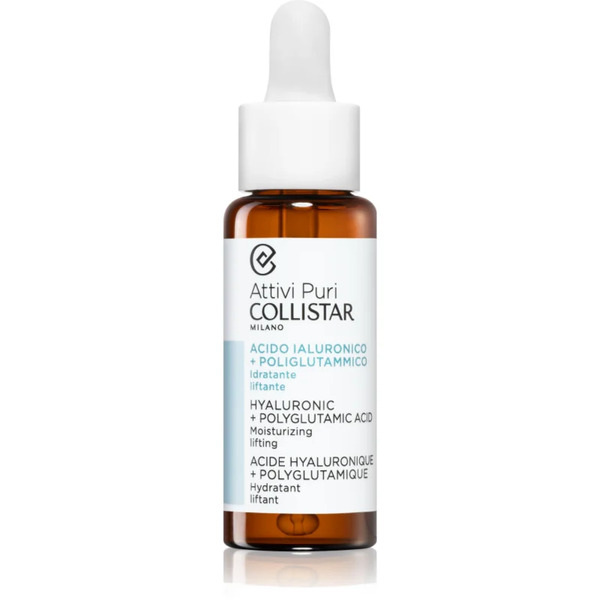  Collistar Attivi Puri Hyaluronic + Polyglutamic Acid Serum Lifting Facial Serum With Hyaluronic Acid 30 Ml 