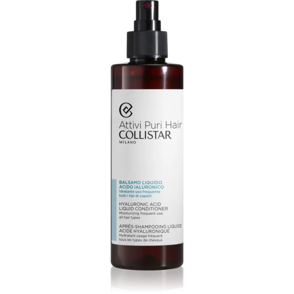  Collistar Hair Hyaluronic Acid Liquid Conditioner Moisturizer Conditioner With Hyaluronic Acid 200 Ml 