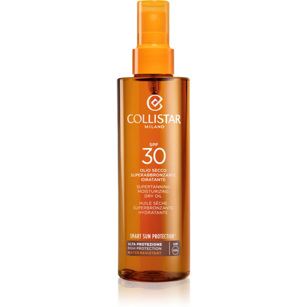  Collistar Smart Sun Protection Supertanning Moisturizing Dry Oil Spf 30 Protective Dry Sun Oil Spf 30 200 Ml 