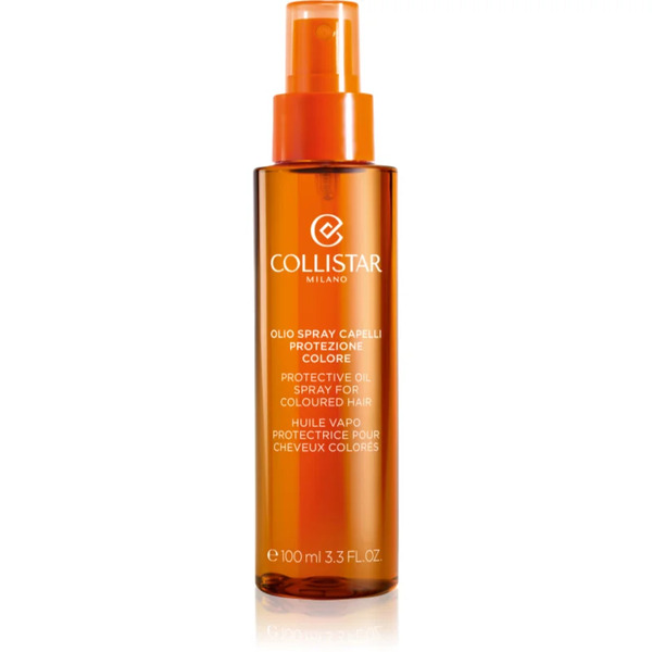  Collistar Sun Protective Oil Spray For Coloured Hair Sun Protection Hair Oil For Colour-treated Hair In A Spray 100 Ml 