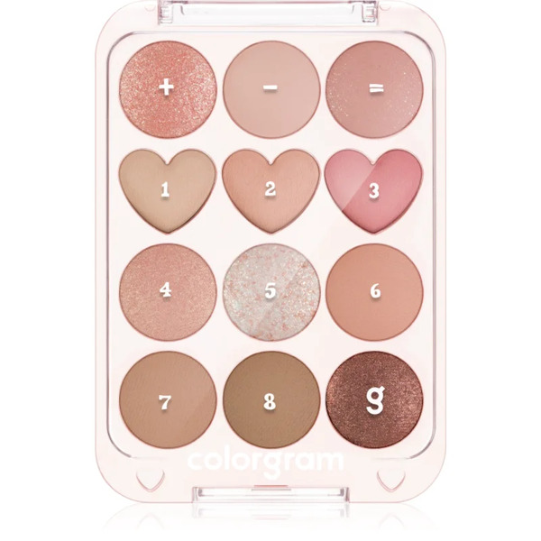  Colorgram Pin Point Eyeshadow Palette Eyeshadow Palette For The Perfect Look Shade 01 Peach+coral 9.9 G 