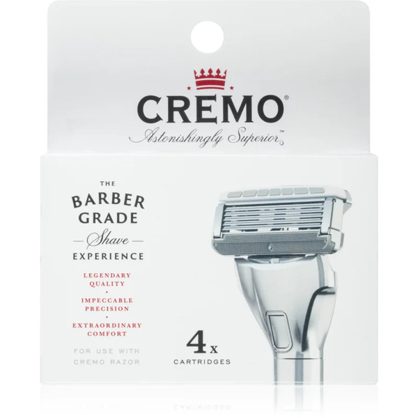  Cremo Accessories Cartridges Replacement Blades 4 Pc 