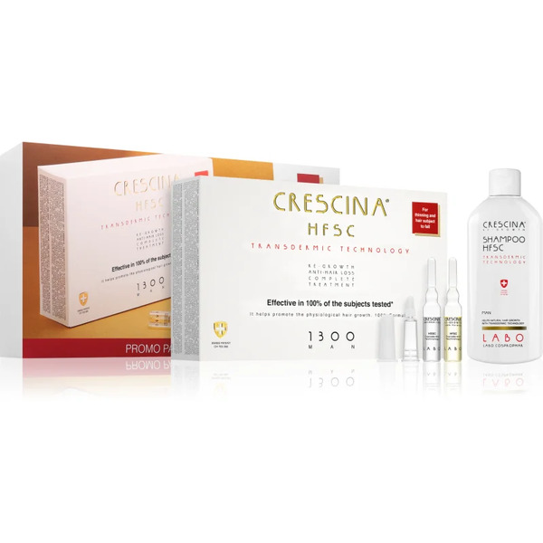  Crescina Transdermic 1300 Re-growth And Anti-hair Loss Hair Growth Treatment Against Hair Loss For Men Výhodné Balení 