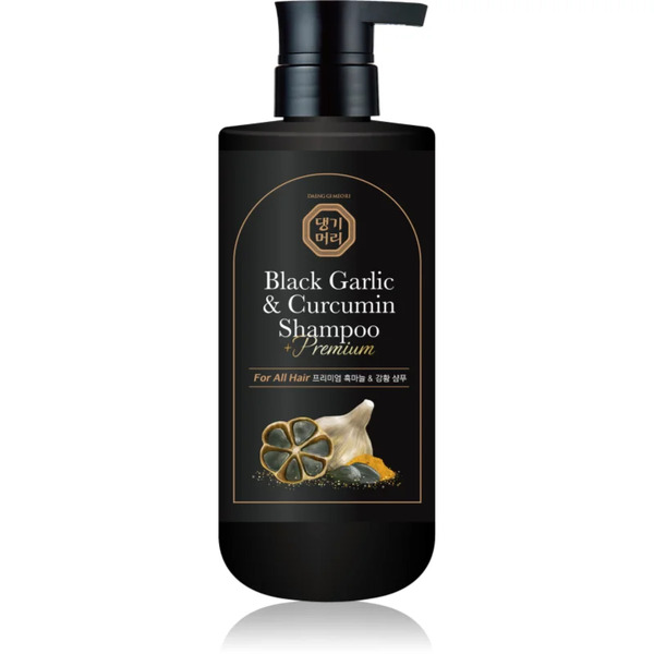  Daeng Gi Meo Ri Black Garlic & Curcumin Shampoo Deeply Regenerating Shampoo For Hair Growth And Strengthening From The Roots 500 Ml 