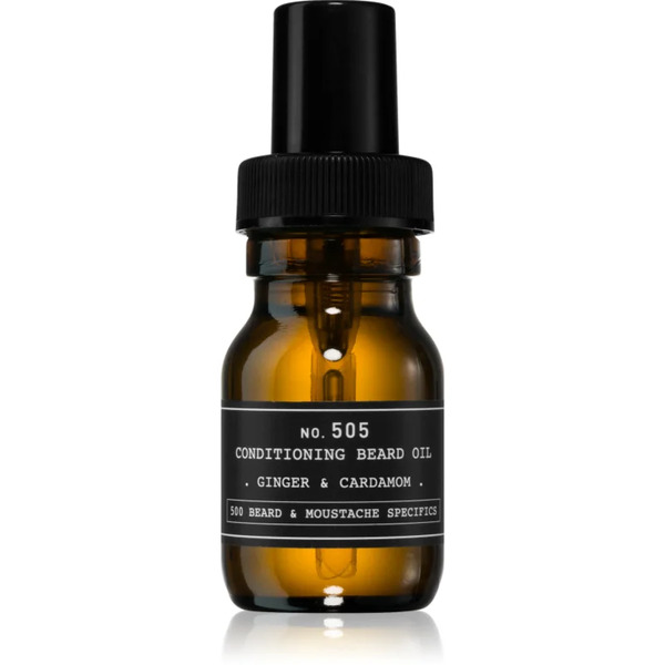  Depot 500 Beard & Moustache Specifics No. 505 Conditioning Beard Oil Beard Oil Ginger & Cardamom 30 Ml 