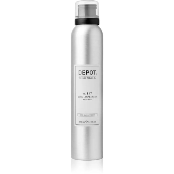  Depot 300 Hair Styling No. 317 Curl Amplifier Mousse Hair Mousse For Curl Definition For Definition And Shape 200 Ml 