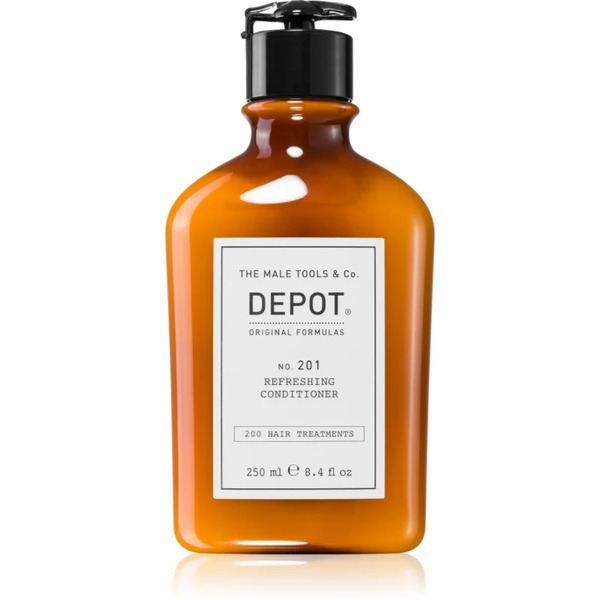  Depot 200 Hair Treatments No. 201 Refreshing Conditioner Moisturising Conditioner For Shiny And Soft Hair 250 Ml 