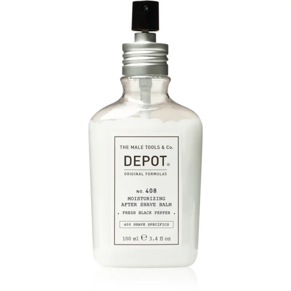  Depot 400 Shave Specifics No. 408 Moisturizing After Shave Balm Moisturising Balm Aftershave Fresh Black Pepper 100 Ml 