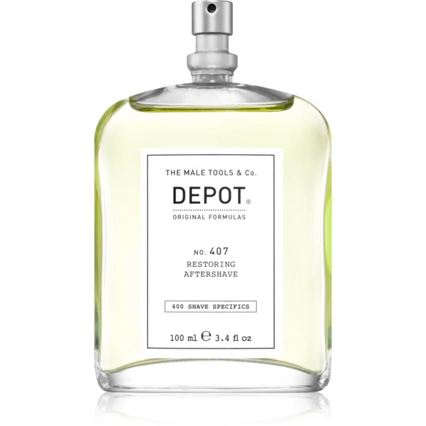  Depot 400 Shave Specifics No. 407 Restoring Aftershave Refreshing After Shave Splash 100 Ml 