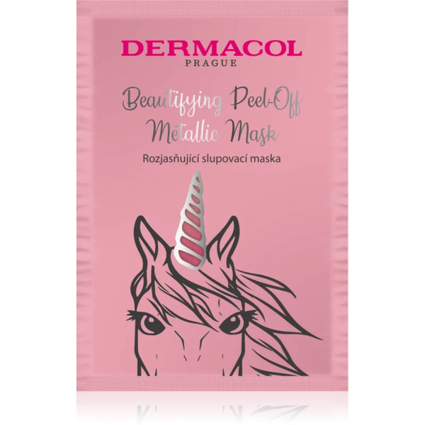  Dermacol Beautifying Peel-off Metallic Mask Peel-off Mask With A Brightening Effect 15 Ml 